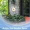 G128 9 IN White and Gold Flower Metal Wall Art Decor | Elegant Floral Wall Hanging Decor for Indoor Living Room Bedroom Office Outdoor Garden Patio Yard
